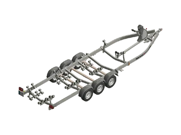 Satellite MX353 – profesionalna prikolica za izjemno velika plovila | Najnovejši model po meri
